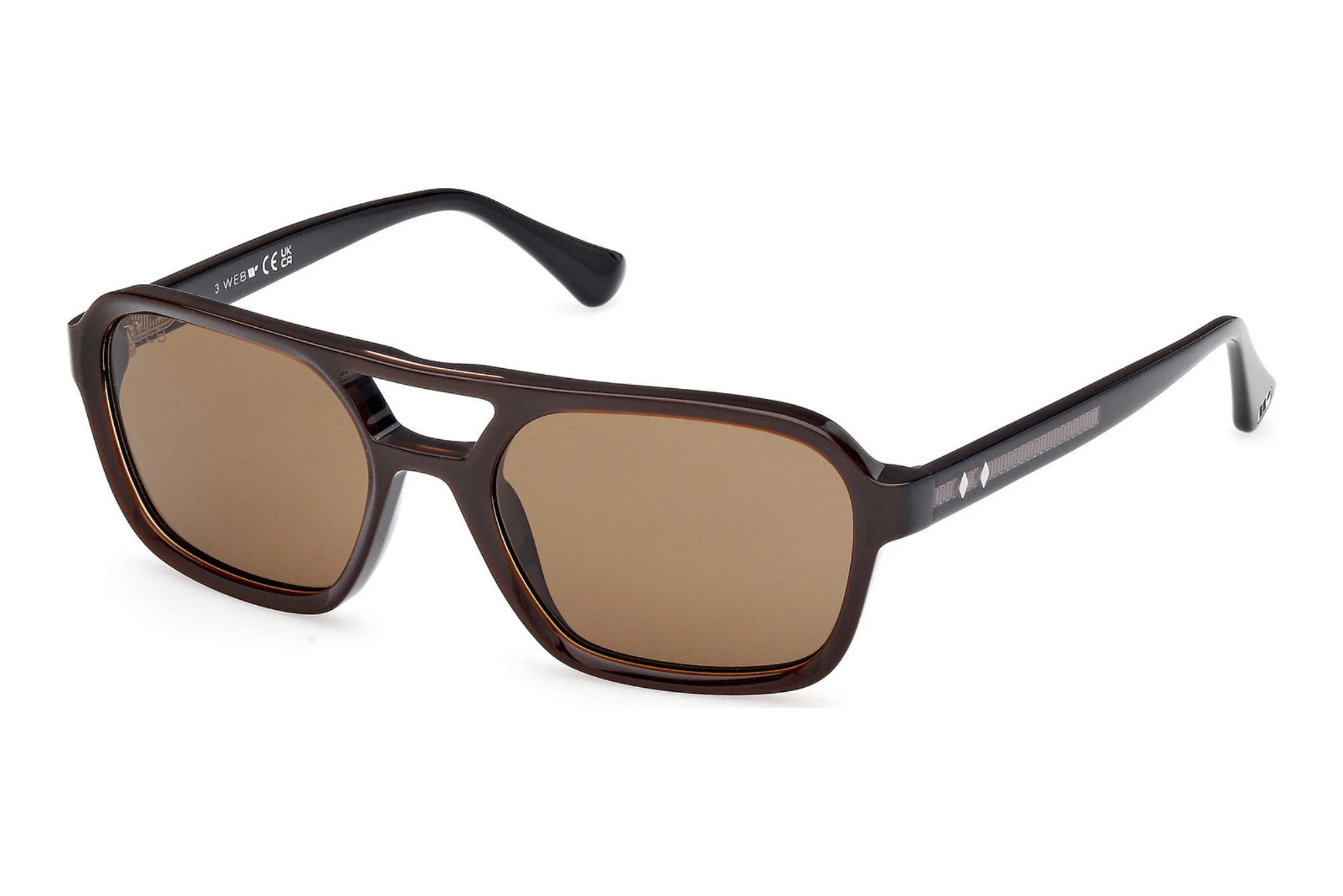 Web Eyewear WE0376 50E braunHellbraun /Einfarbig Web Eyewear WE0376 50E braunHellbraun /Einfarbig
