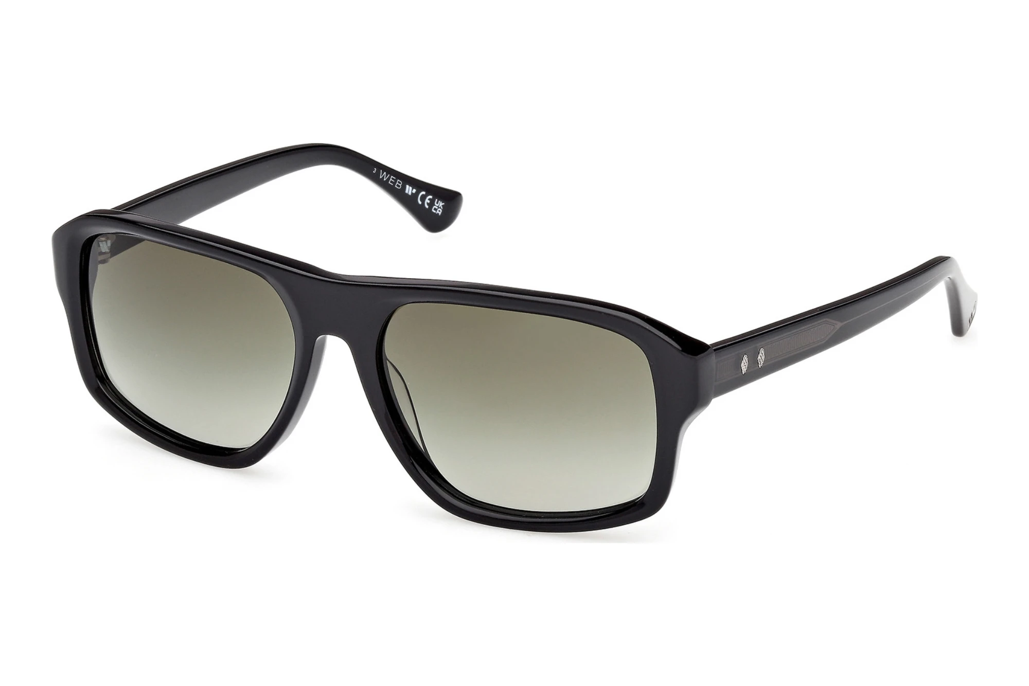 Web Eyewear WE0393 01P grün verlaufendGlänzend Schwarz Web Eyewear WE0393 01P grün verlaufendGlänzend Schwarz