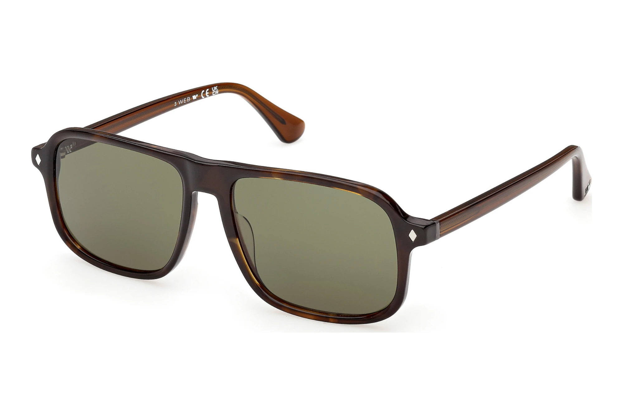 Web Eyewear WE0396 56N grünDunkel Havanna Web Eyewear WE0396 56N grünDunkel Havanna