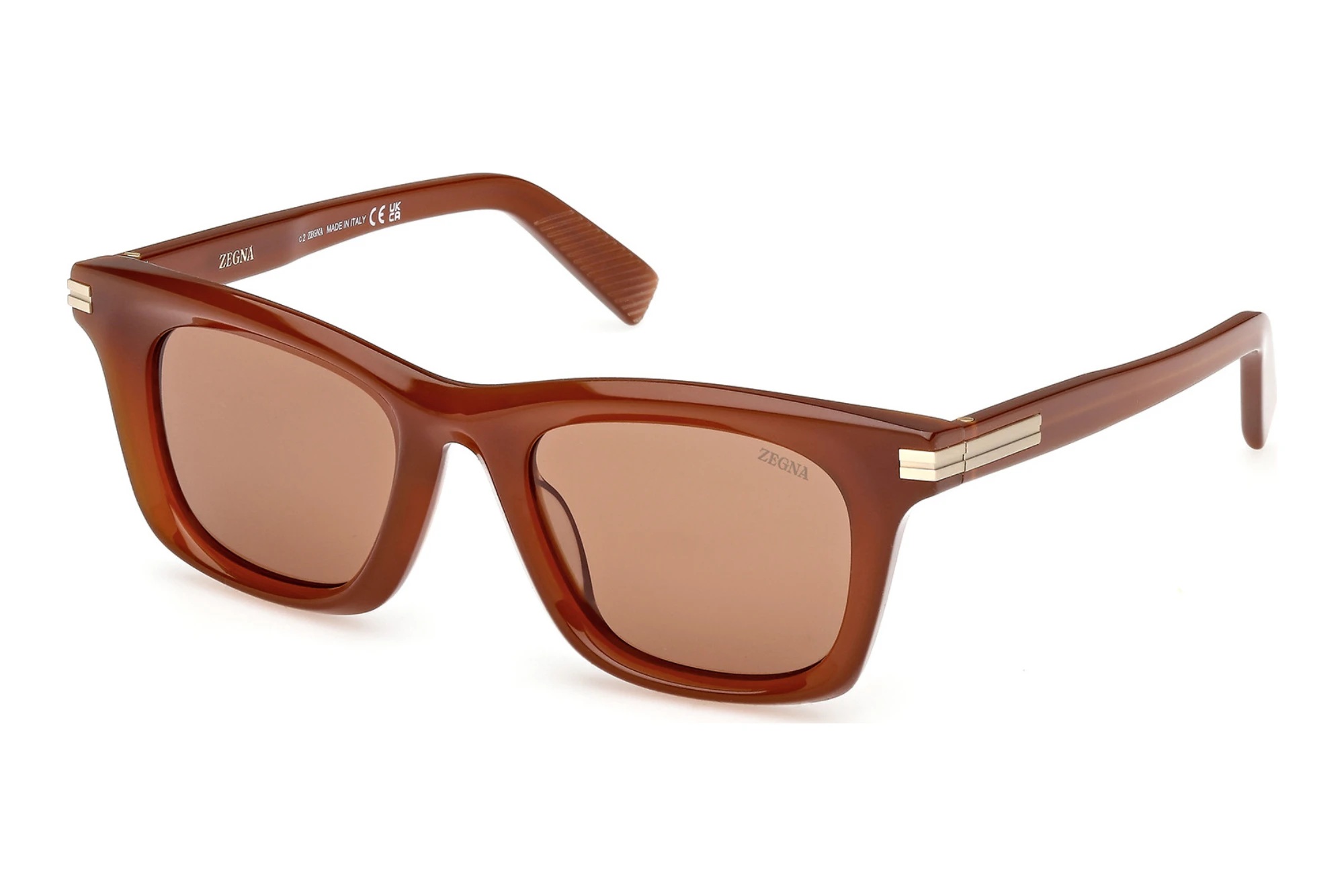 Zegna EZ0270 45E braunGlänzend Hellbraun Zegna EZ0270 45E braunGlänzend Hellbraun
