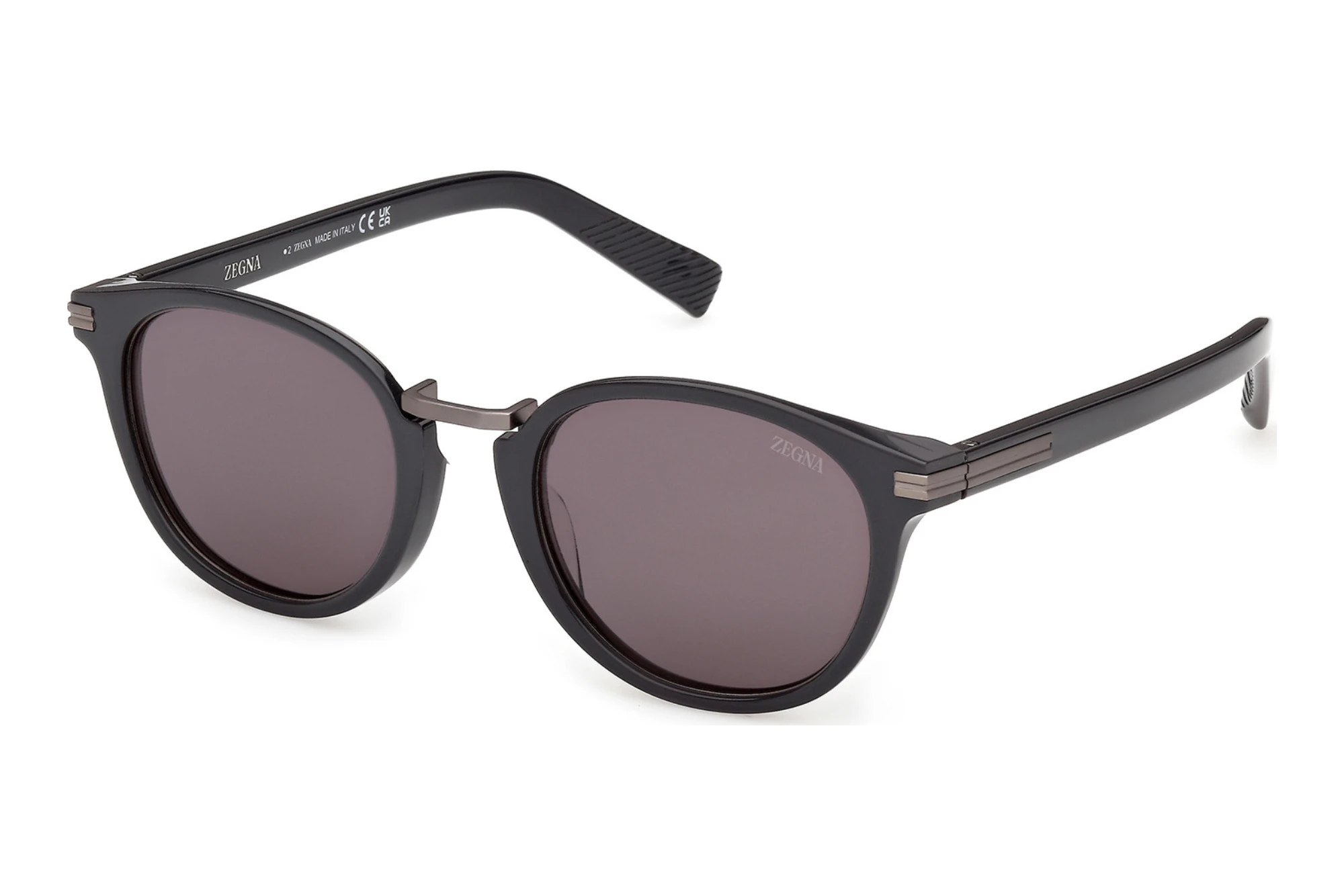 Zegna EZ0284-H 20A grauGlänzend Grau Zegna EZ0284-H 20A grauGlänzend Grau