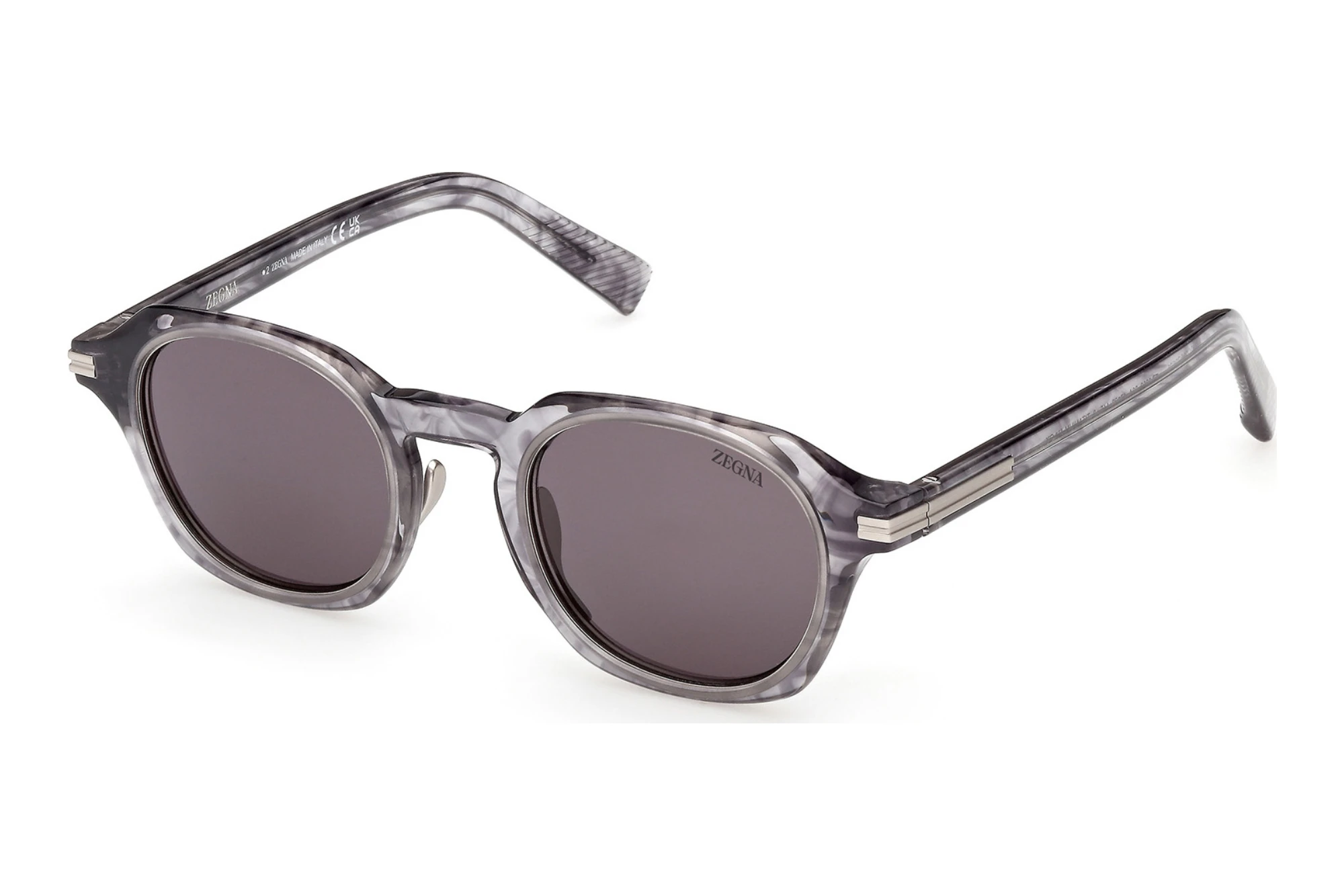 Zegna EZ0286 20A grauGrau/Gestreift Zegna EZ0286 20A grauGrau/Gestreift