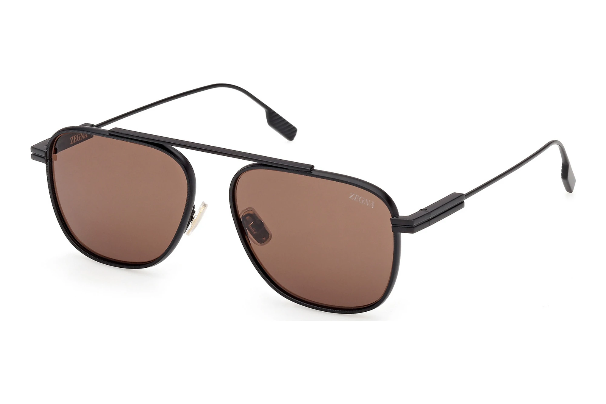 Zegna EZ0291 02E braunMatt Schwarz Zegna EZ0291 02E braunMatt Schwarz