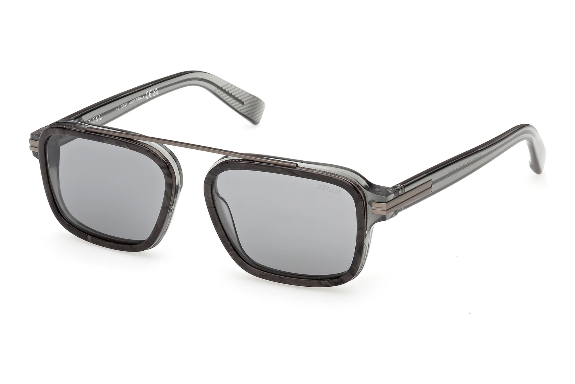 Zegna EZ0299 20A grauGrau/Gestreift Zegna EZ0299 20A grauGrau/Gestreift