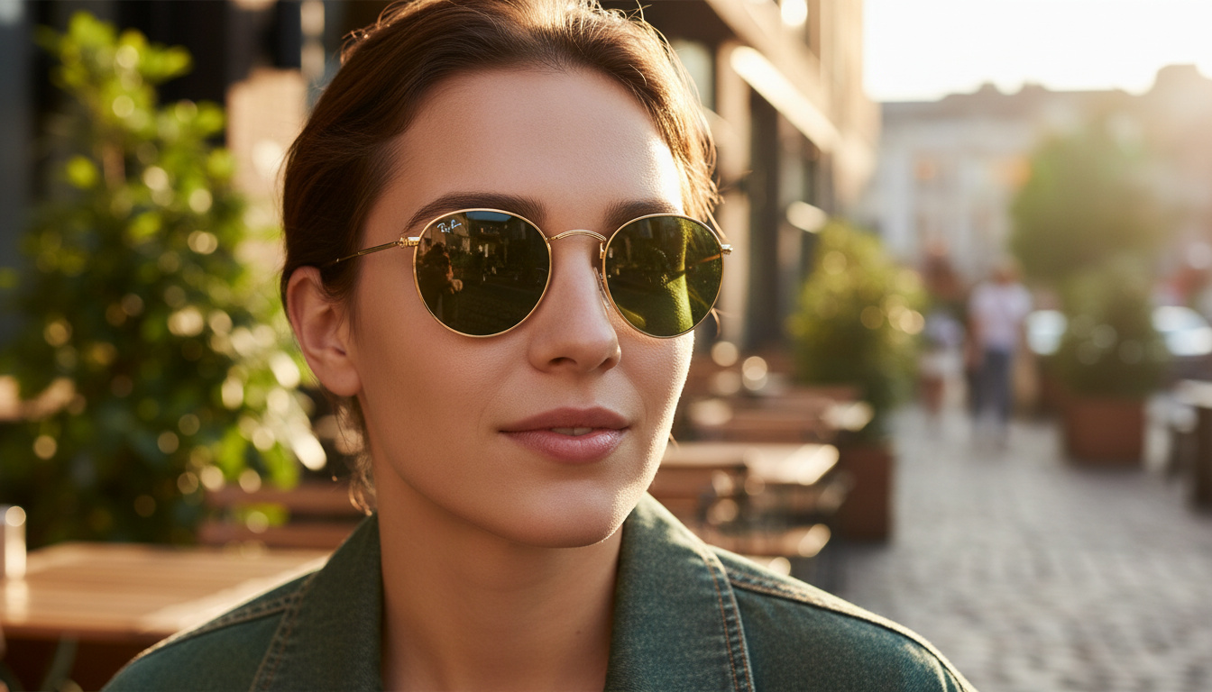 Vooraanzicht Ray-Ban ROUND METAL (RB3447 - 001)