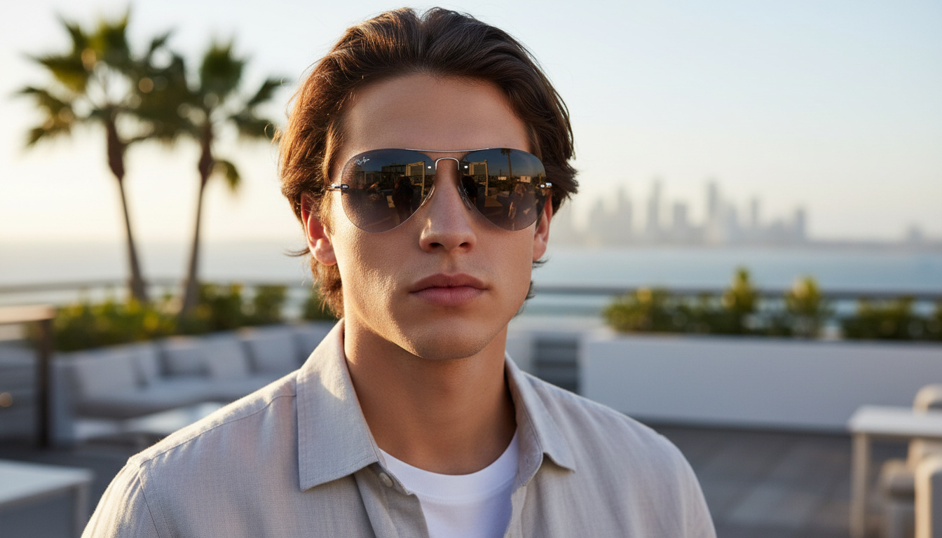 Vooraanzicht Ray-Ban RB3449 (RB3449 - 003/8G)