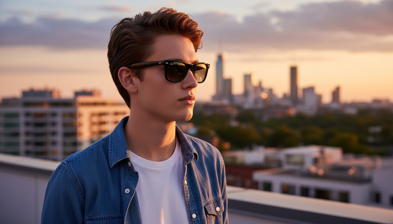 Vooraanzicht Ray-Ban WAYFARER (RB2140 - 901/32)
