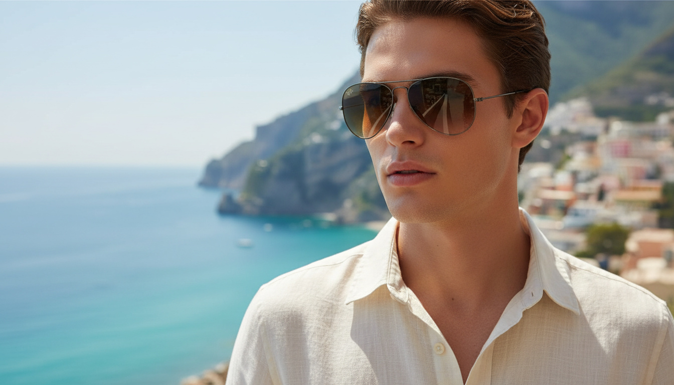Vooraanzicht Ray-Ban AVIATOR LARGE METAL (RB3025 - 004/51)