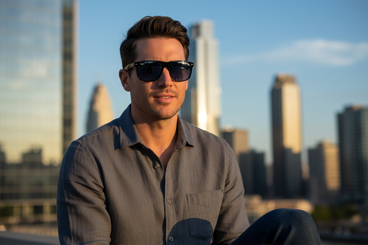 Vooraanzicht Ray-Ban BOYFRIEND (RB4147 - 601/80)
