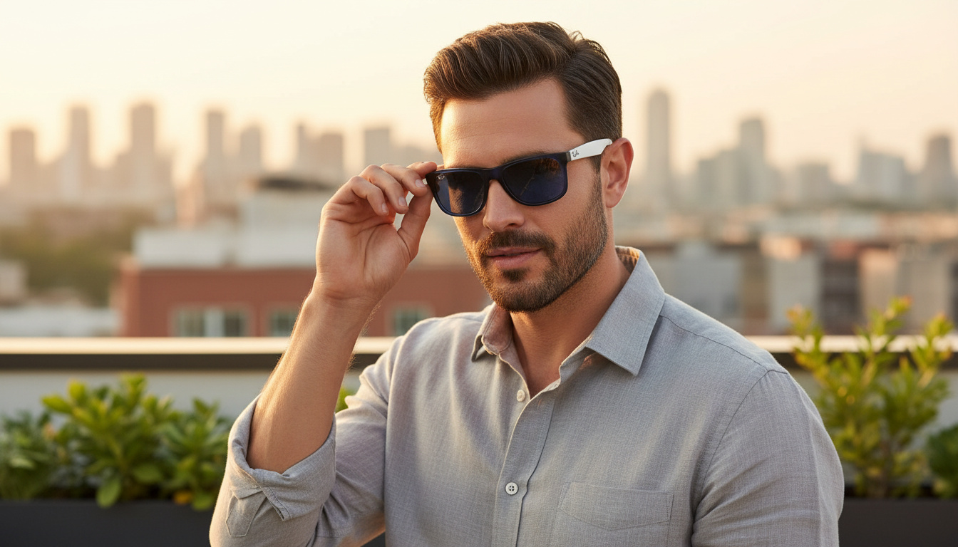 Vooraanzicht Ray-Ban JUSTIN (RB4165 - 651180)