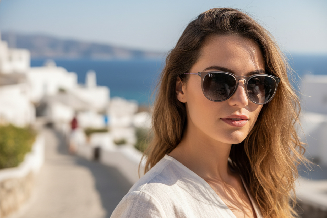Vooraanzicht Ray-Ban ERIKA (RB4171 - 65138G)