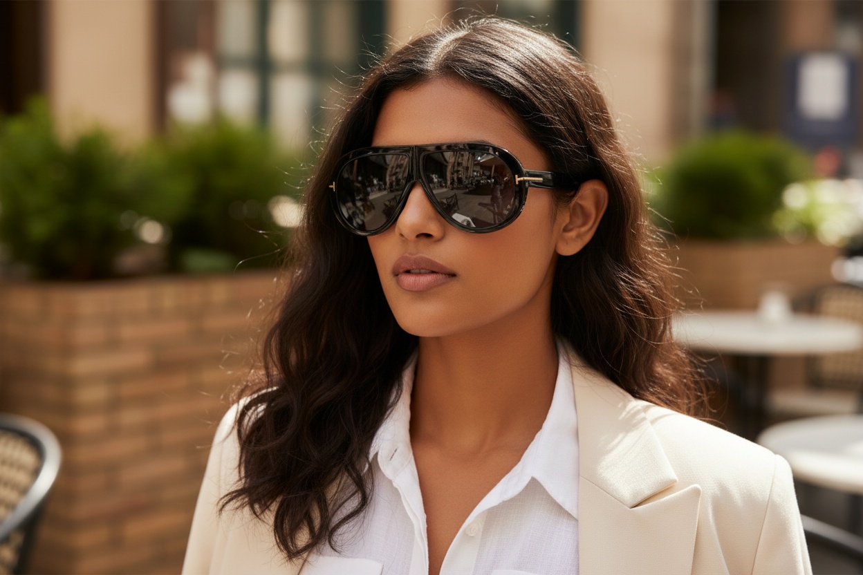 Vooraanzicht Tom Ford TROY (FT0836 - 01A)
