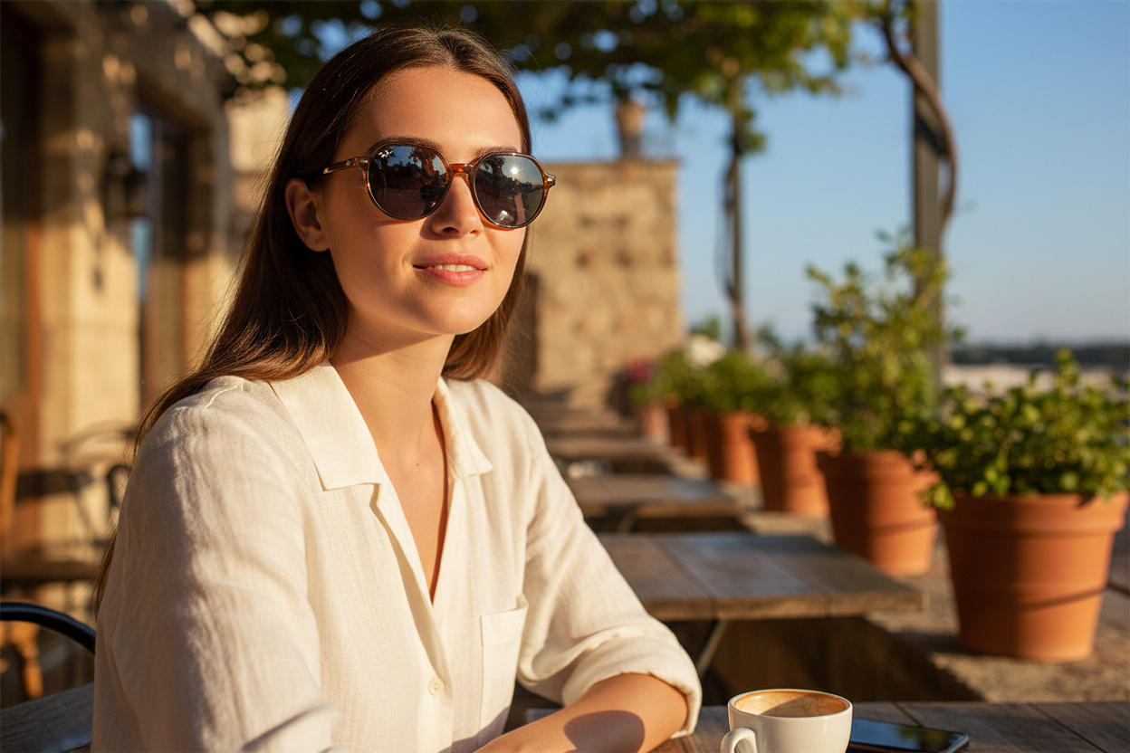 Vooraanzicht Ray-Ban THALIA (RB2195 - 954/62)