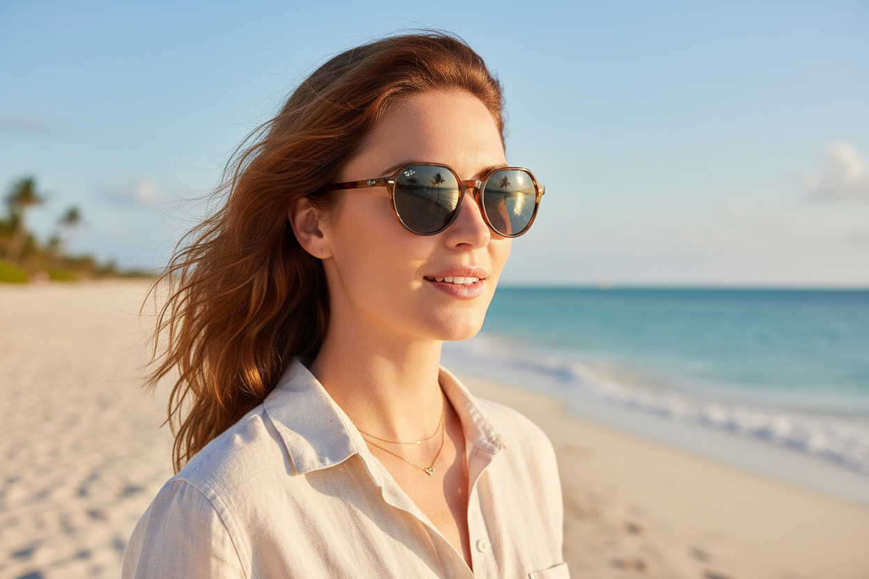 Vooraanzicht Ray-Ban THALIA (RB2195 - 954/62)