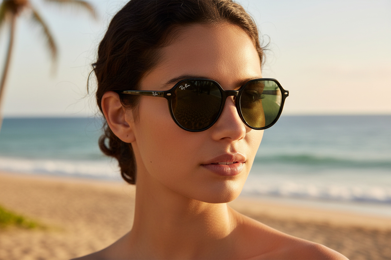 Vooraanzicht Ray-Ban THALIA (RB2195 - 901/31)