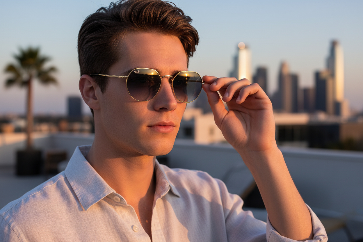 Vooraanzicht Ray-Ban JACK (RB3565 - 001/86)