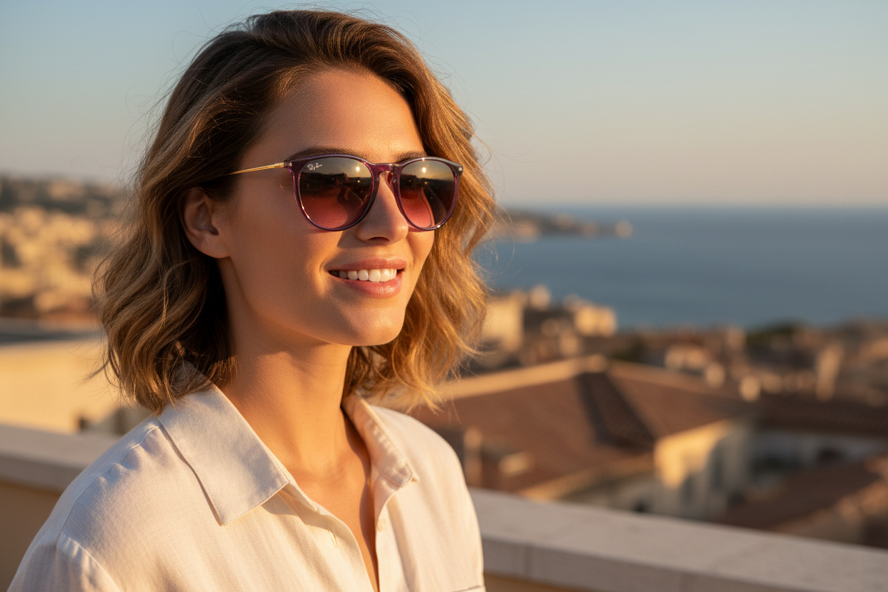 Vooraanzicht Ray-Ban ERIKA (RB4171 - 659114)