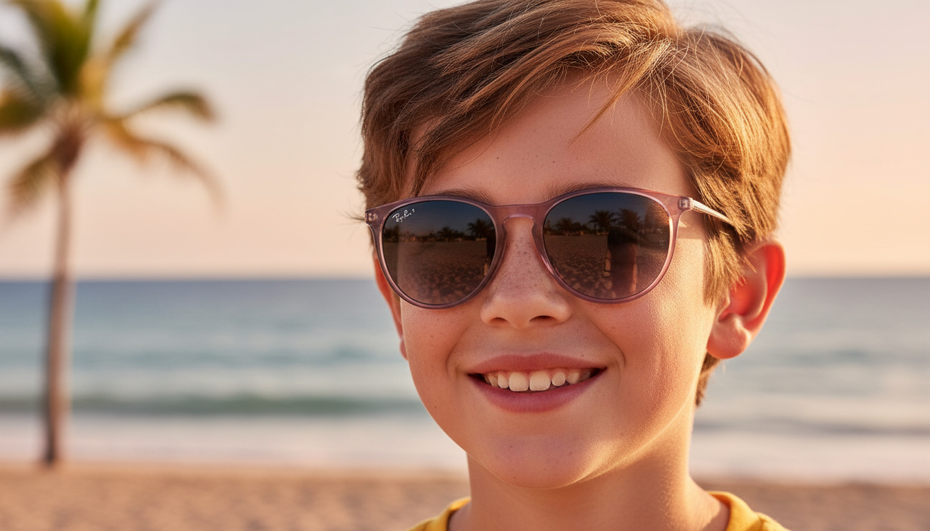 Vooraanzicht Ray-Ban Kids JUNIOR ERIKA (RJ9060S - 71078G)