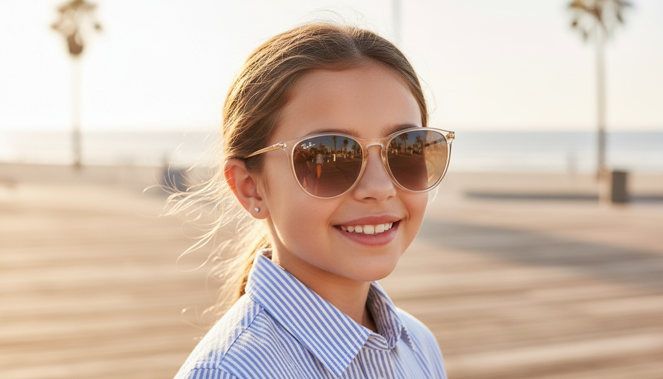 Vooraanzicht Ray-Ban Kids JUNIOR ERIKA (RJ9060S - 710813)
