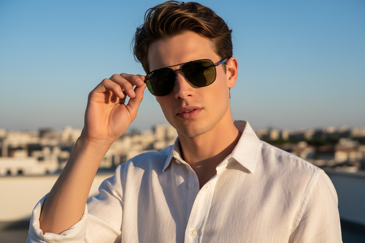 Vooraanzicht Ray-Ban RB3683 (002/58)