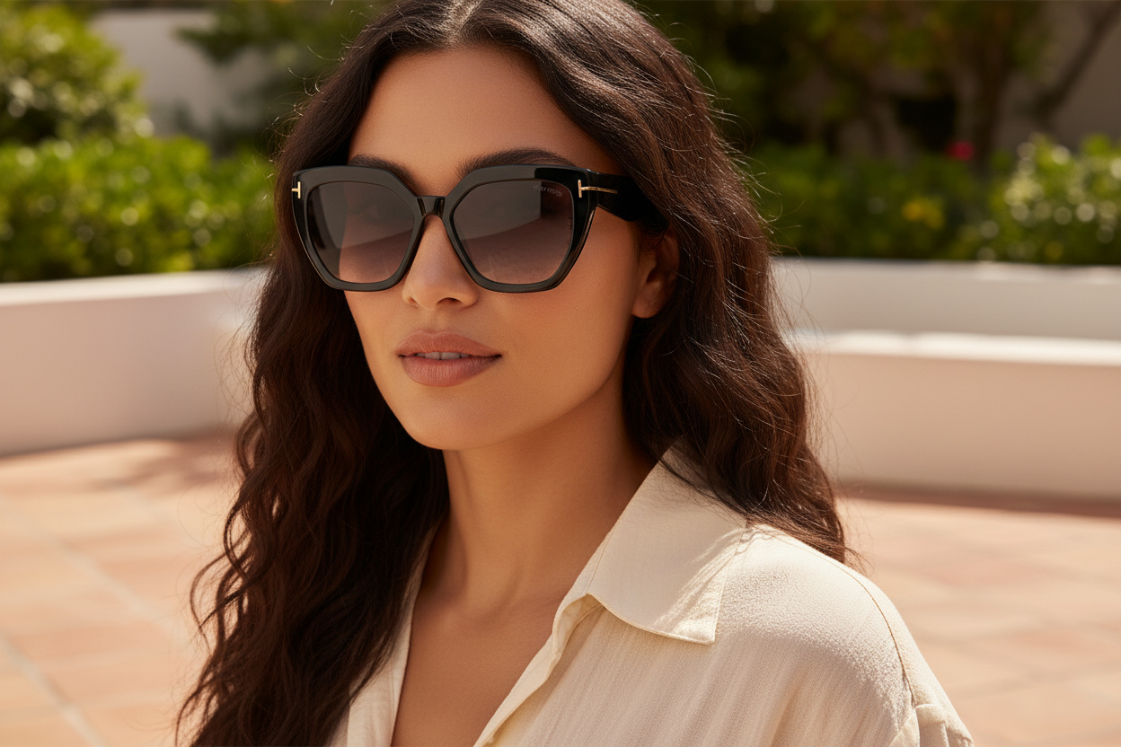 Vooraanzicht Tom Ford PHOEBE (FT0939 - 01B)