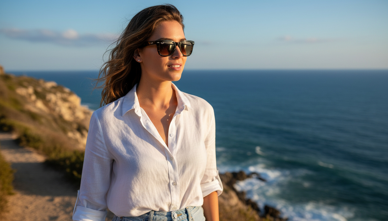 Vooraanzicht Ray-Ban FOLDING WAYFARER (RB4105 - 710/51)