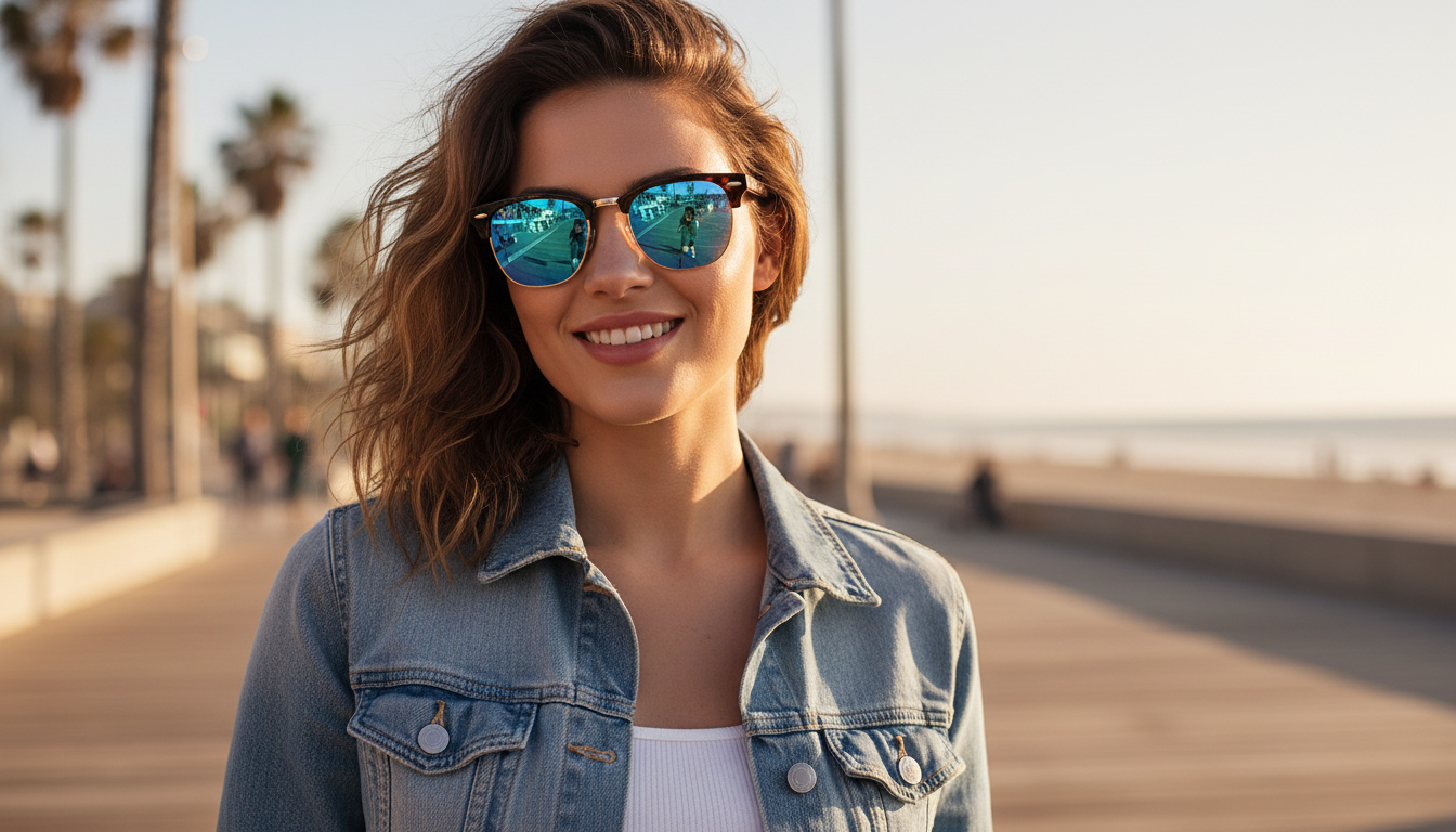 Vooraanzicht Ray-Ban CLUBMASTER (RB3016 - 114517)