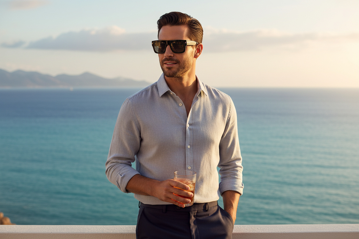 Vooraanzicht Tom Ford FAUSTO (FT0711-N - 02A)
