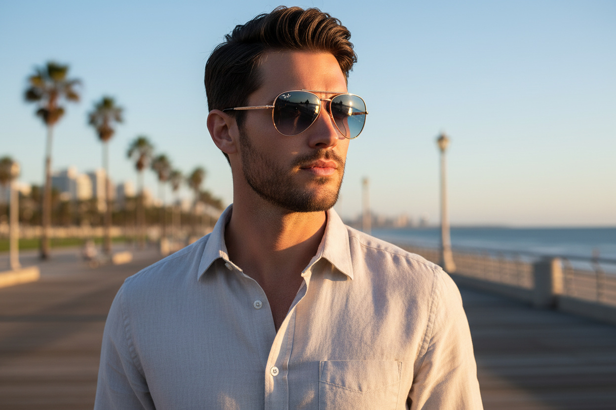 Vooraanzicht Ray-Ban NEW AVIATOR (RB3625 - 92023F)