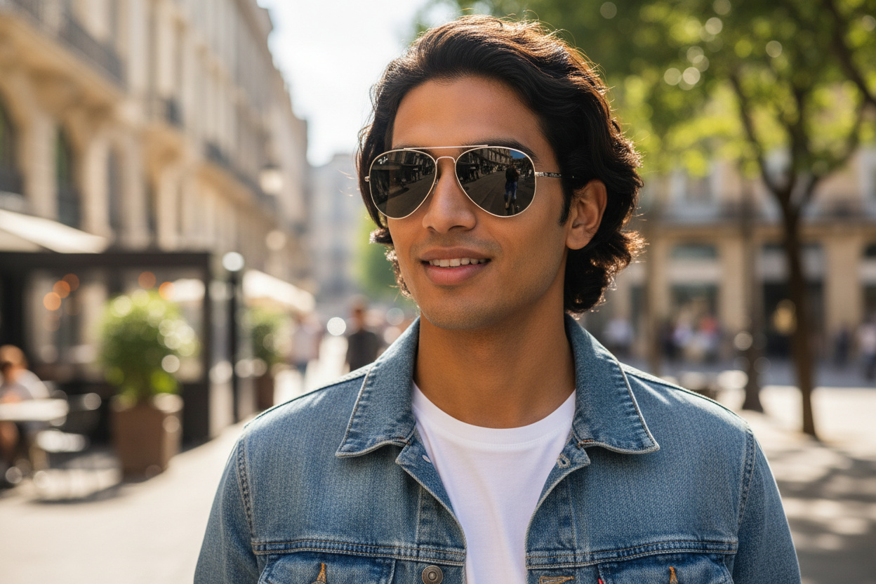 Vooraanzicht Ray-Ban NEW AVIATOR (RB3625 - 003/R5)