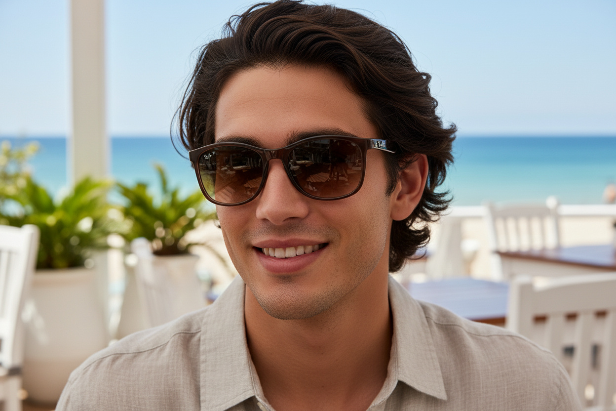 Vooraanzicht Ray-Ban RB4374 (6600M2)