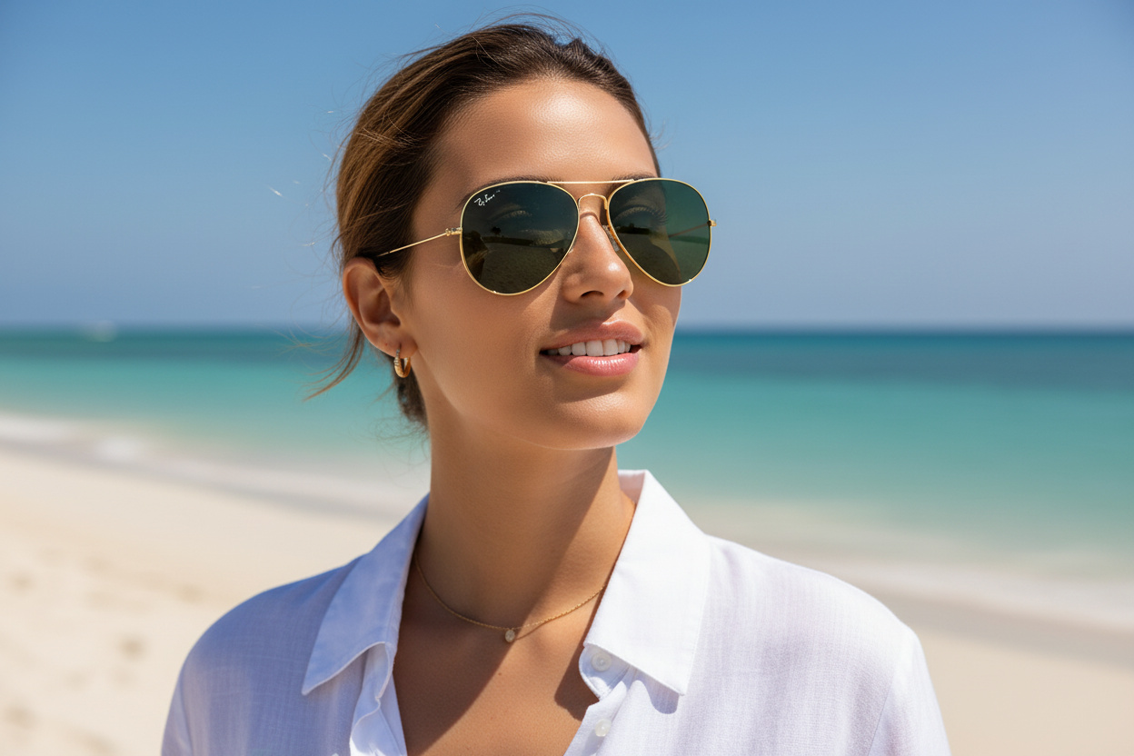 Vooraanzicht Ray-Ban AVIATOR LARGE METAL II (RB3026 - L2846)