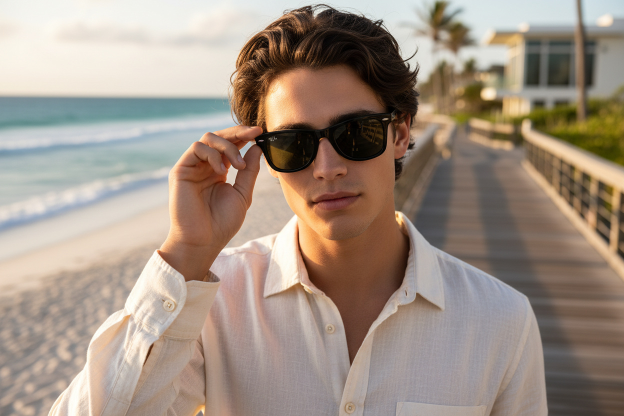 Vooraanzicht Ray-Ban WAYFARER (RB2140 - 135831)