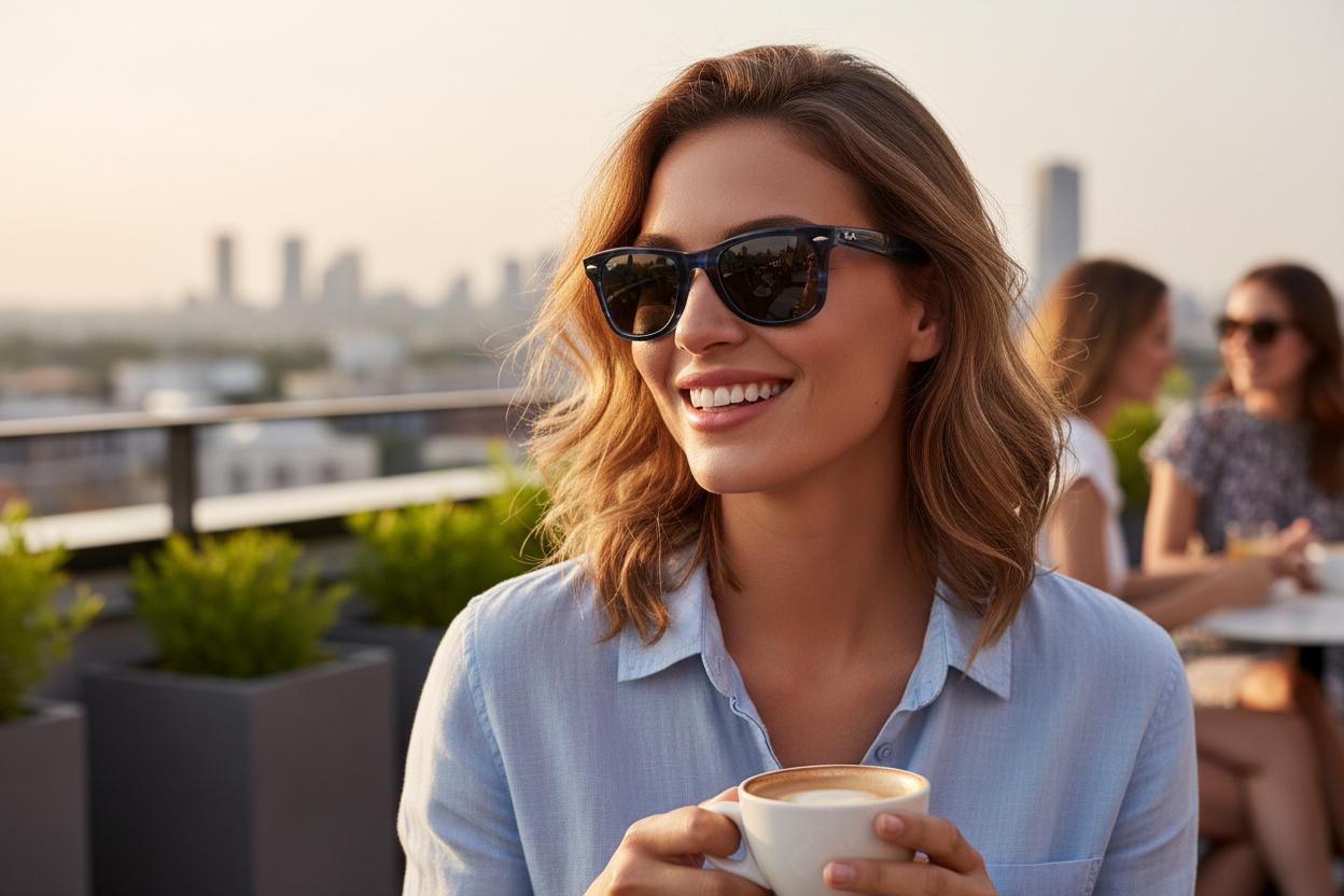 Vooraanzicht Ray-Ban WAYFARER (RB2140 - 1361R5)