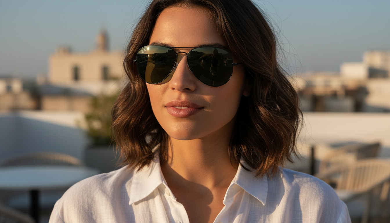 Vooraanzicht Ray-Ban AVIATOR LARGE METAL II (RB3026 - L2821)