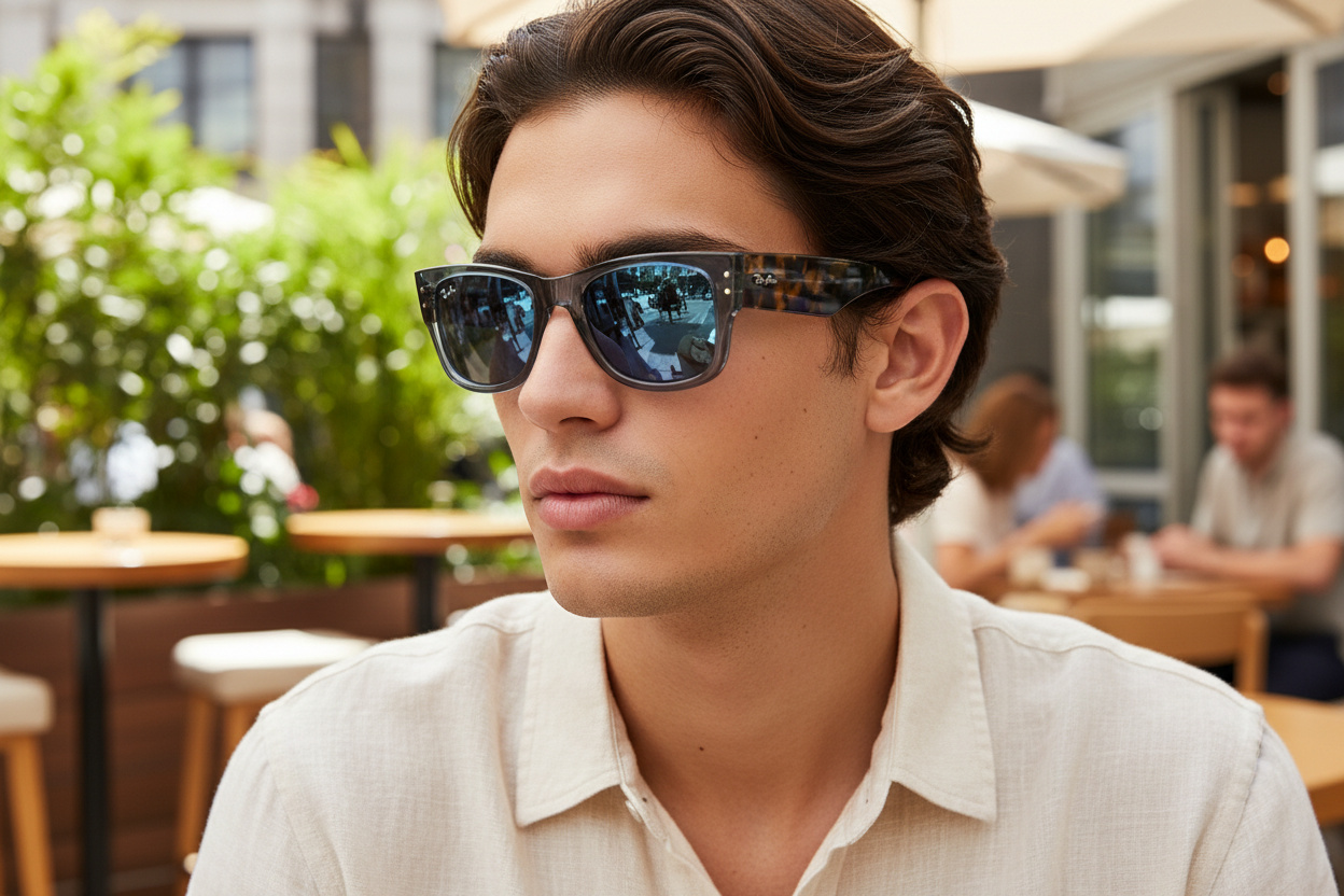 Vooraanzicht Ray-Ban MEGA WAYFARER (RB0840S - 6638O4)