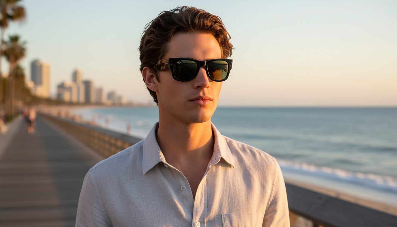 Vooraanzicht Ray-Ban MEGA WAYFARER (RB0840S - 901/58)