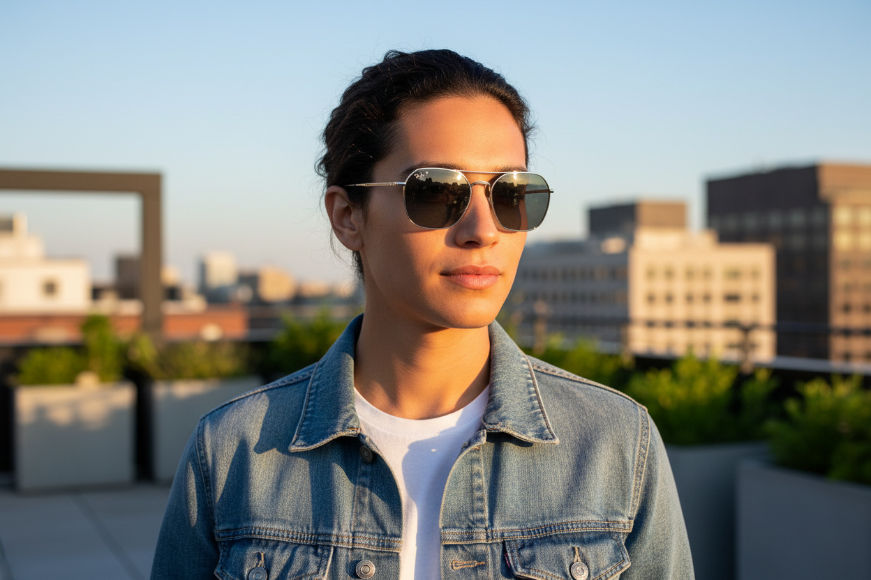 Vooraanzicht Ray-Ban JIM (RB3694 - 9242G6)
