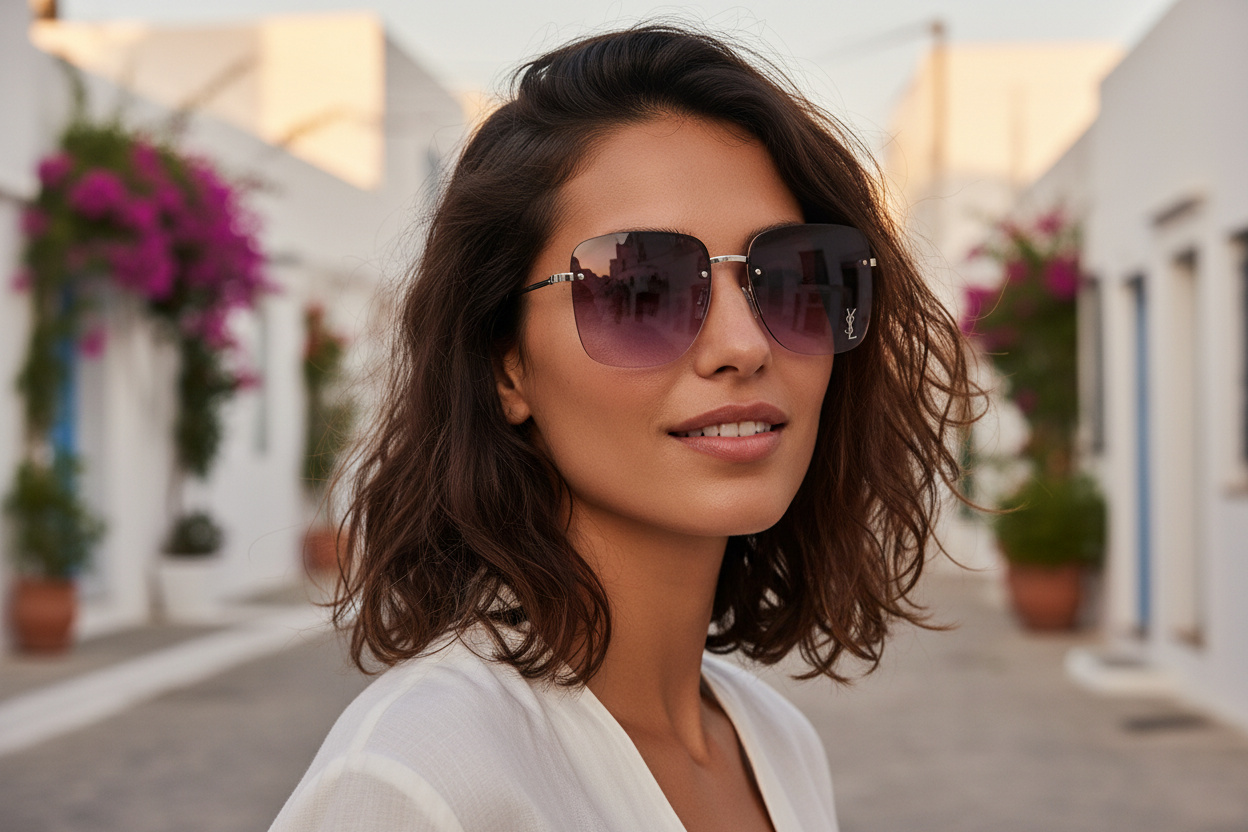 Vooraanzicht Saint Laurent SL 312 M (011)