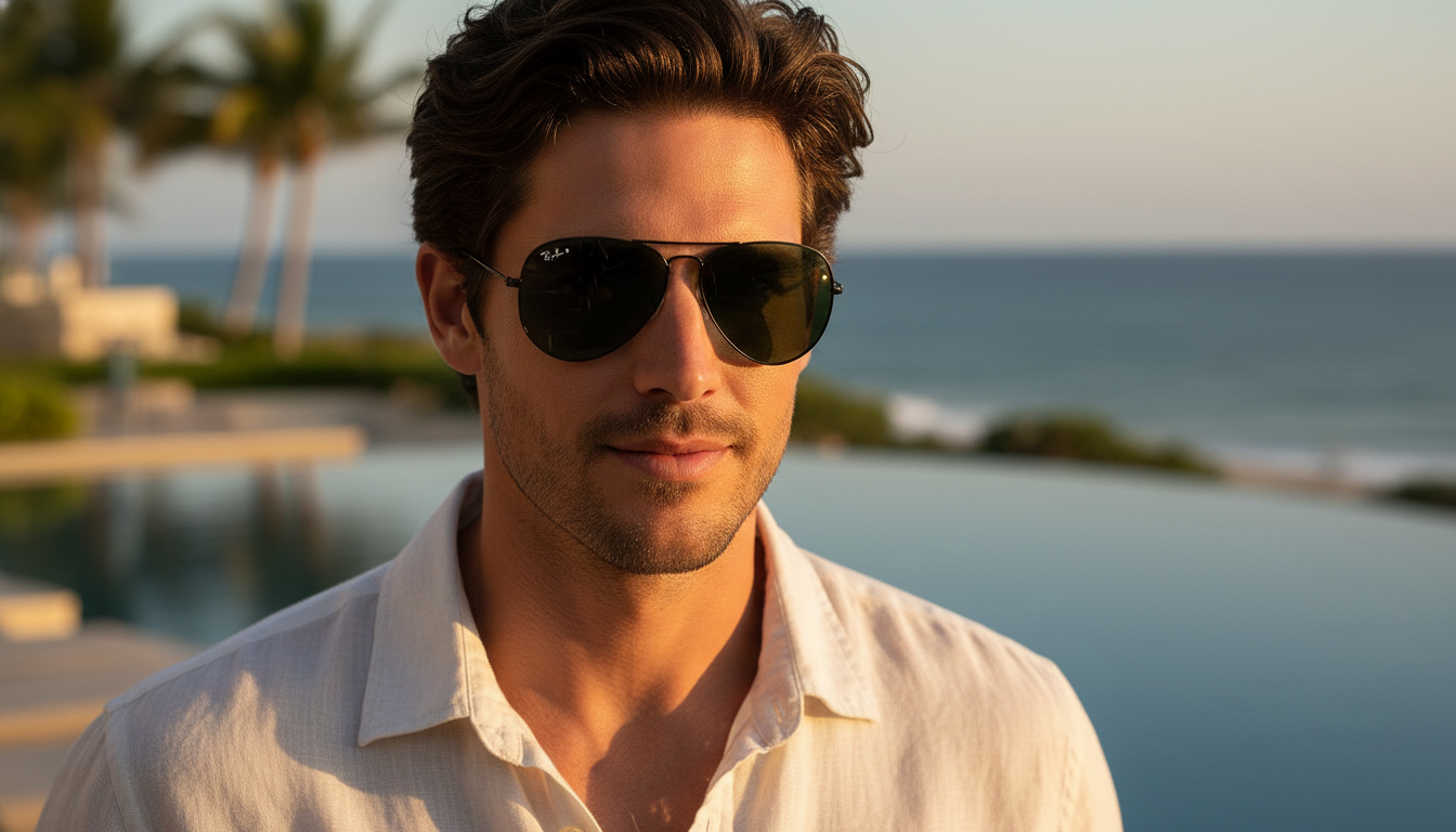Vooraanzicht Ray-Ban AVIATOR LARGE METAL (RB3025 - W0879)