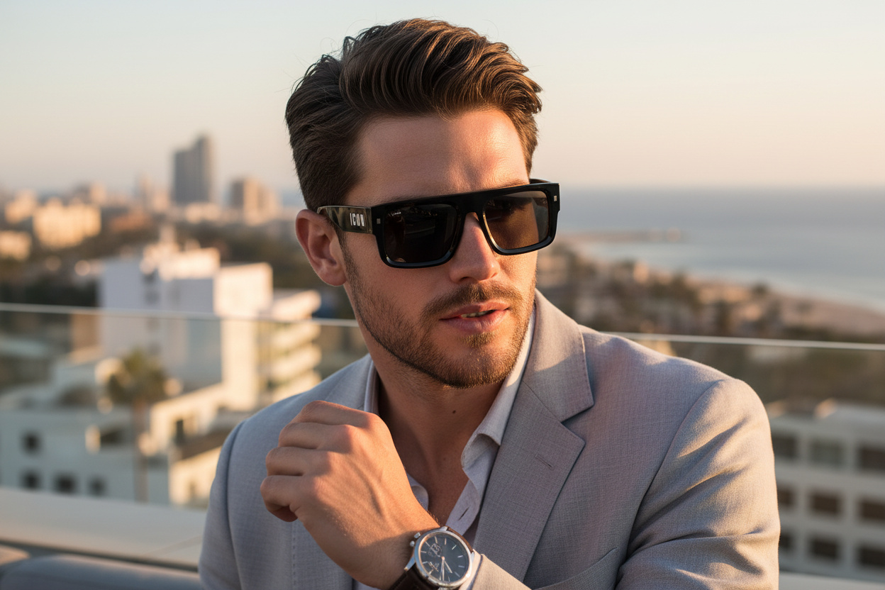 Vooraanzicht Dsquared2 ICON 0008/S (807/IR)