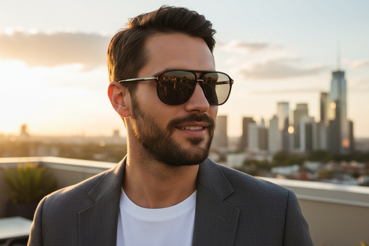 Vooraanzicht Tom Ford BRUCE (FT1026-N - 01D)