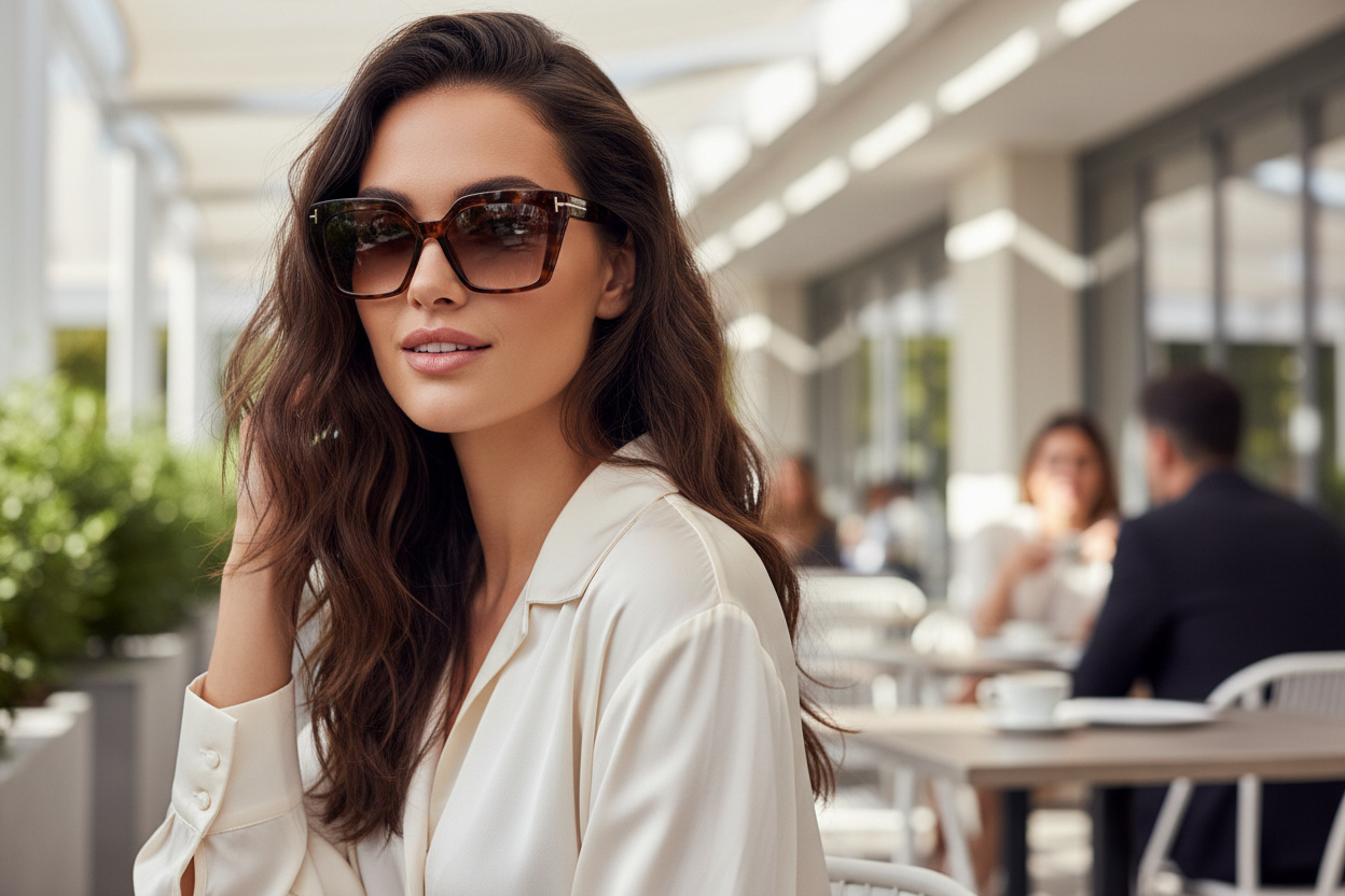 Vooraanzicht Tom Ford WINONA (FT1030 - 52F)