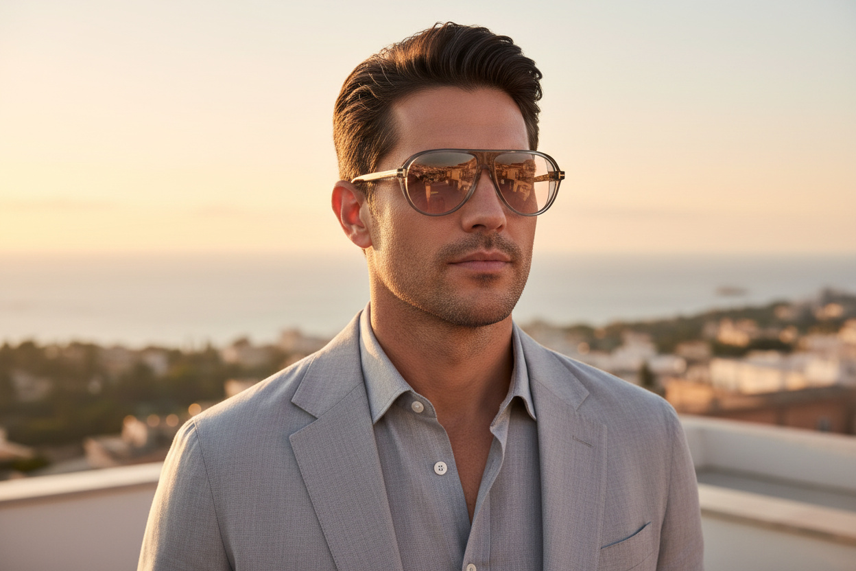Vooraanzicht Tom Ford MARCUS (FT1023 - 93E)