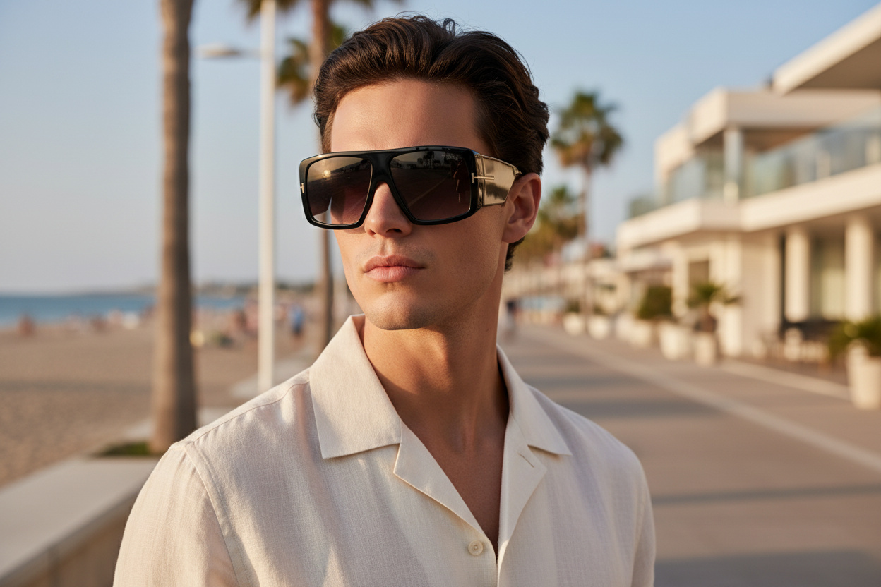 Vooraanzicht Tom Ford RAVEN (FT1036 - 01B)