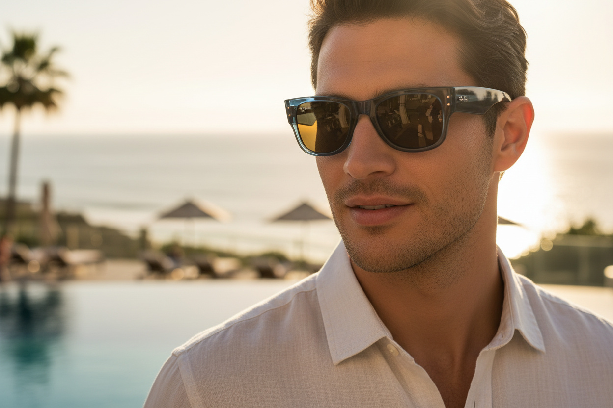 Vooraanzicht Ray-Ban MEGA WAYFARER (RB0840S - 668073)