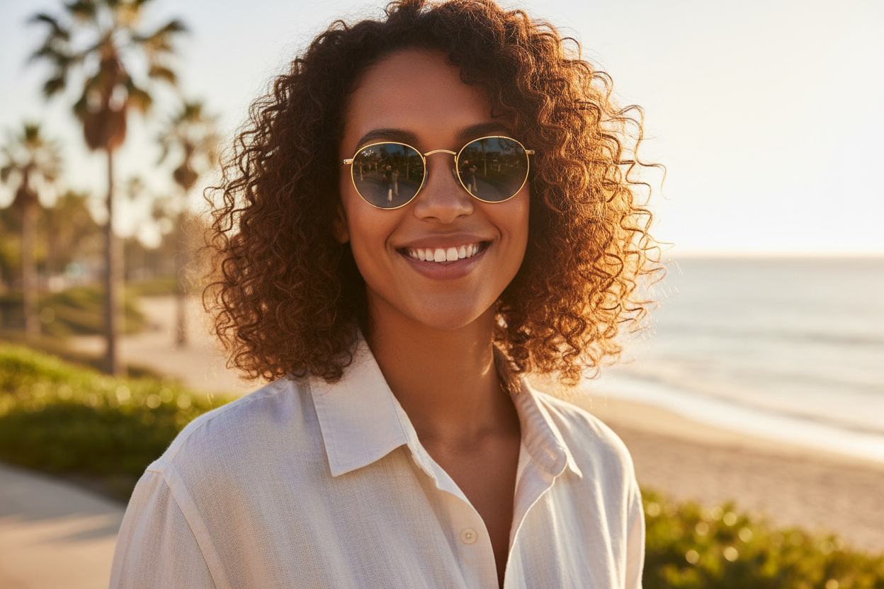 Vooraanzicht Ray-Ban ROUND METAL (RB3447 - 001/3M)