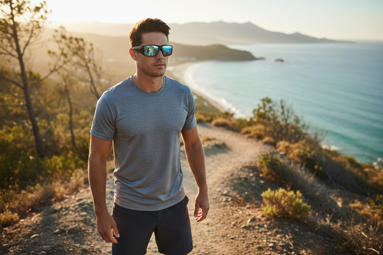 Vooraanzicht Oakley HELIOSTAT (OO9231 - 923105)