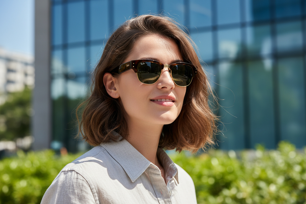 Vooraanzicht Ray-Ban MEGA CLUBMASTER (RB0316S - 990/31)