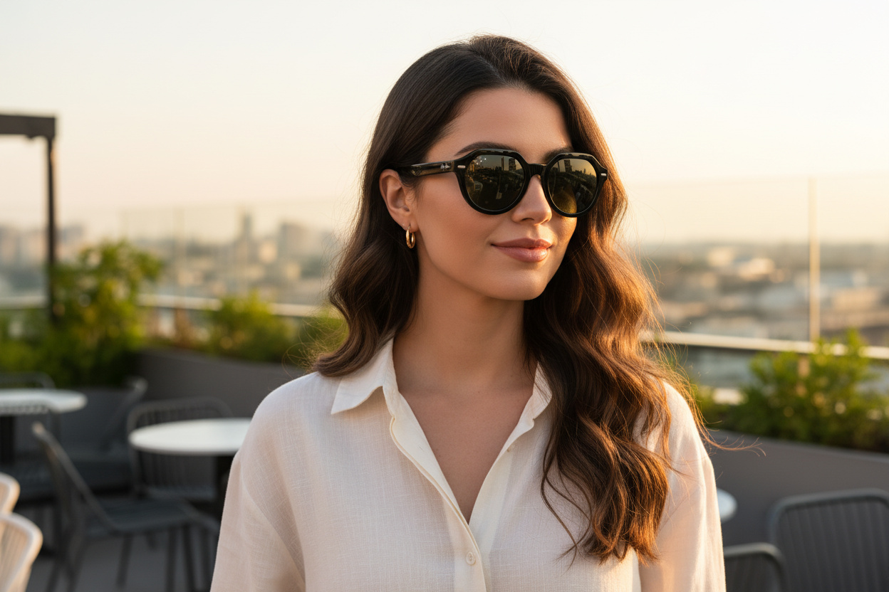 Vooraanzicht Ray-Ban GINA (RB4399 - 901/58)